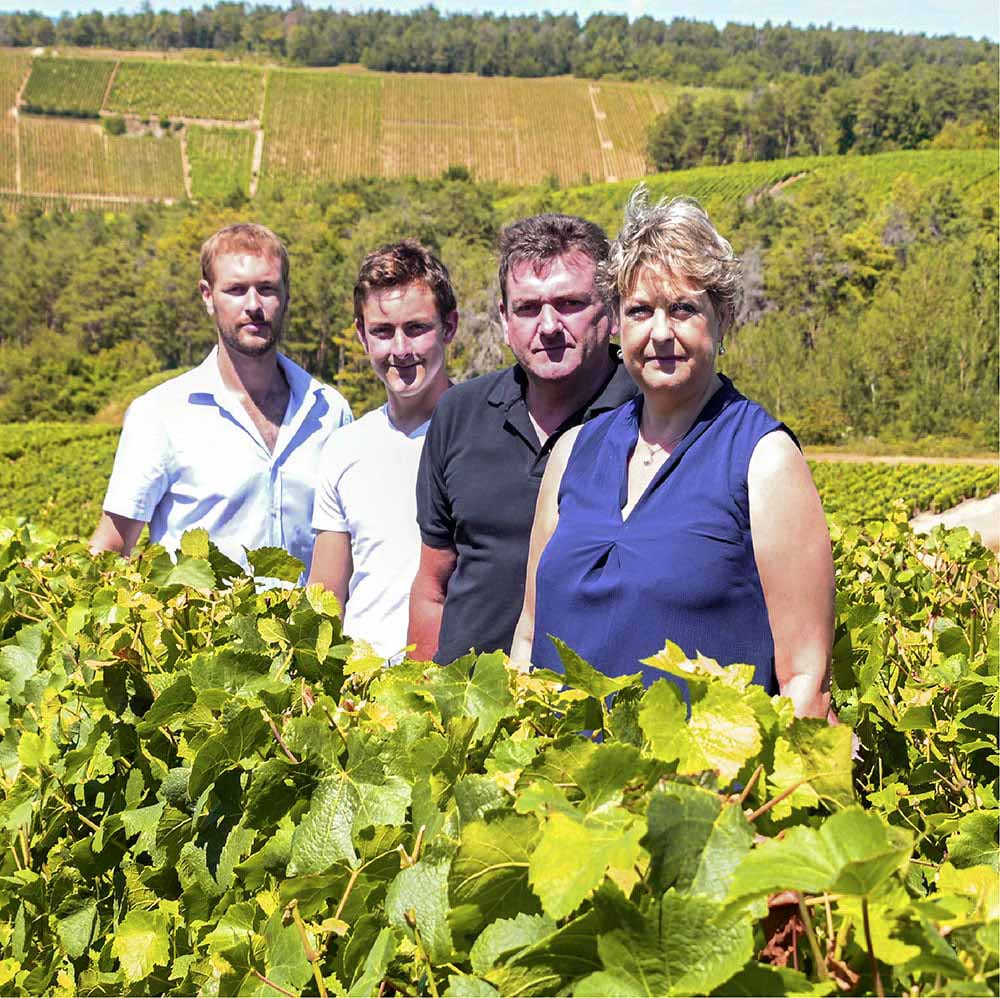 8 parcelles composent l'exploitation Champagne Clerget